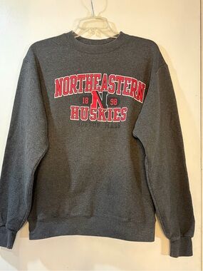 Champion Eco Fleece Northeastern Huskies Sweatshirt Mens Size Medium